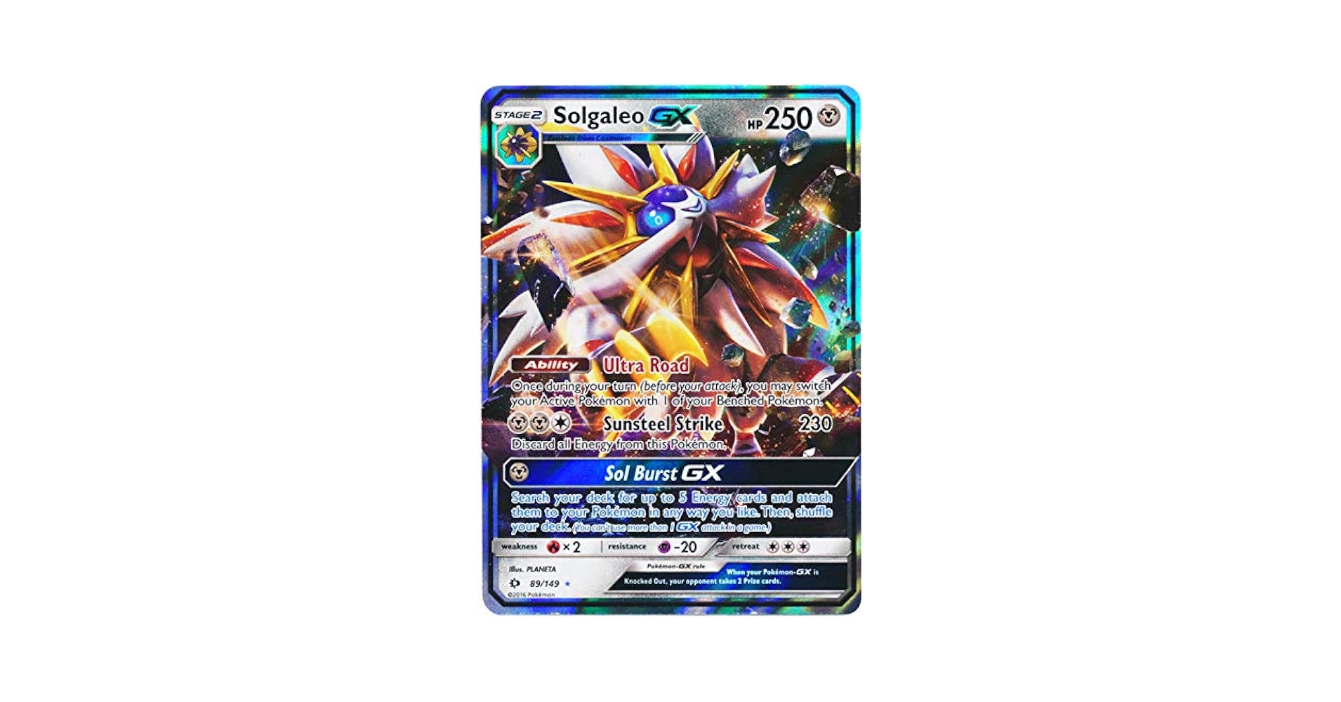 Solgaleo GX ポケモンカード 海外版 Amazon.com: Solgaleo GX - 89/149 - Ultra Rare : Toys & Games
